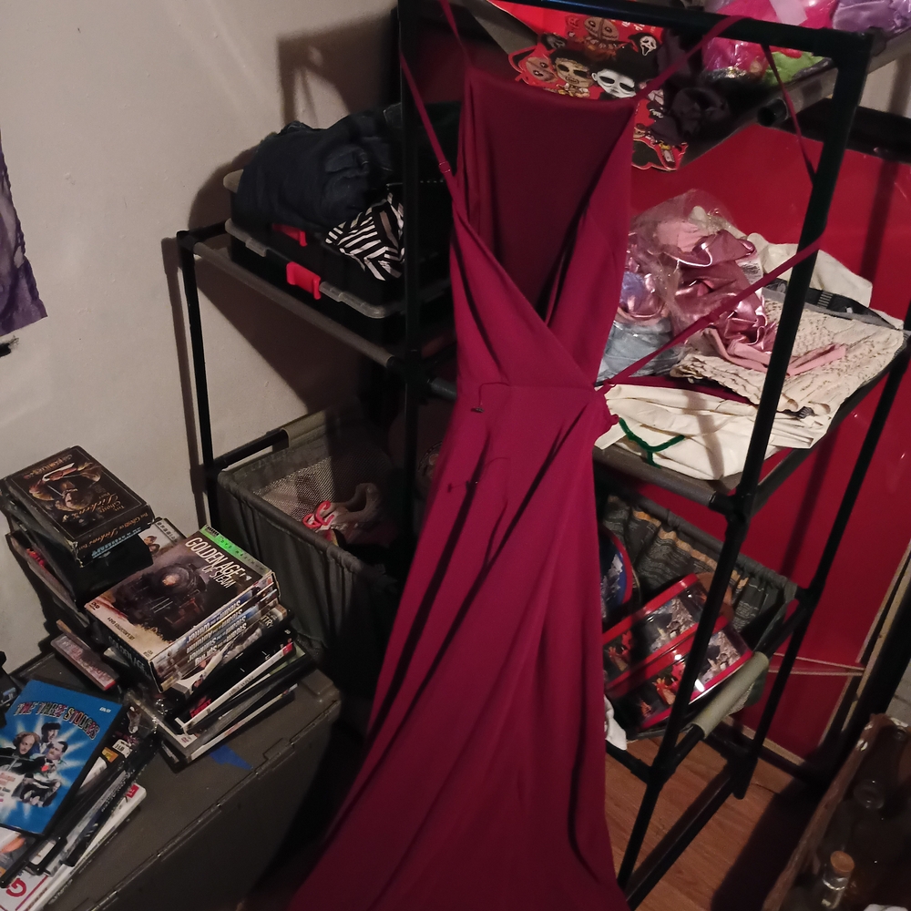 Lulu's Deep Red Maxi Dress